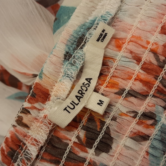 Tularosa Margaret Bandeau Top and Ida Skirt Set in Dahlia Floral - Picture 15 of 16